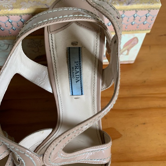 Nude Prada wedges great condition! - Picture 2 of 5